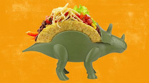 TriceraTaco: Dieses Geschirr in Dinosaurier-Form halten deine Tacos - Foto: KidsFunwares