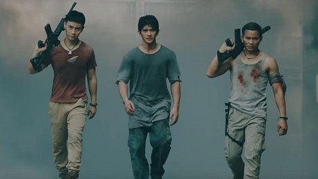 Tiger Hu Chen, Iko Uwais und Tony Jaa (v.l.n.r.) in Triple Threat - Foto: Koch Media