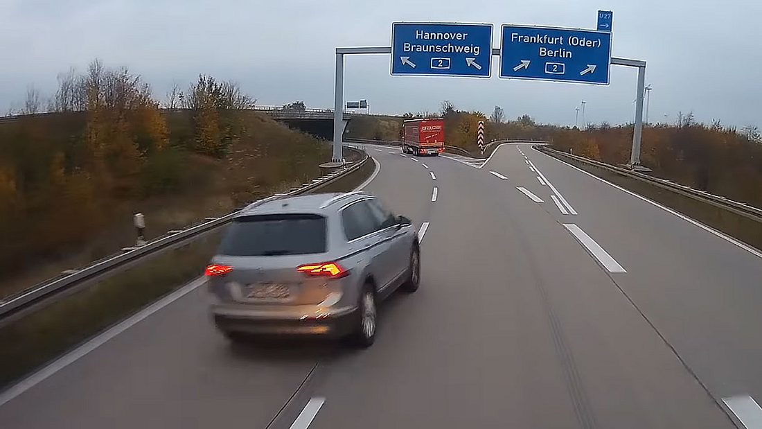 Trucker-Cam dokumentiert deutschen Verkehrs-Irrsinn