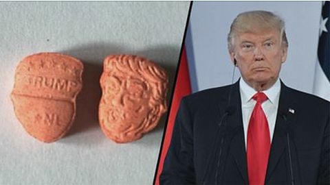 Donald-Trump-Ecstasy: MDMA-Pillen in Form des Gesicht des US-Präsidenten sind im Umlauf - Foto: redemptionquest/ reddit