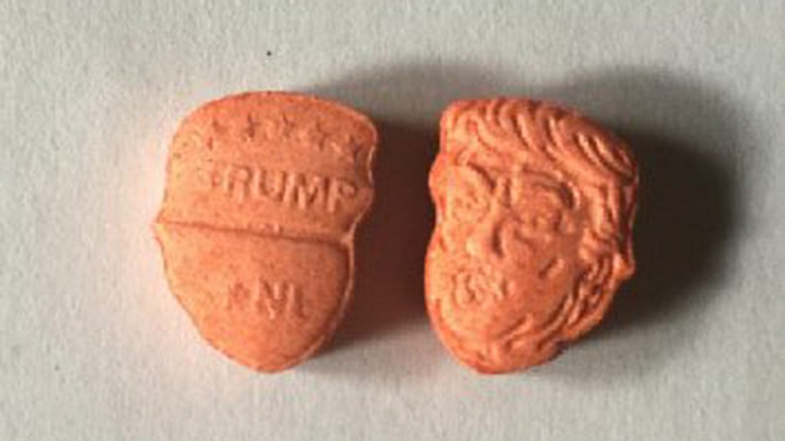 Donald-Trump-Ecstasy: MDMA-Pillen in Form des Gesicht des US-Präsidenten sind im Umlauf