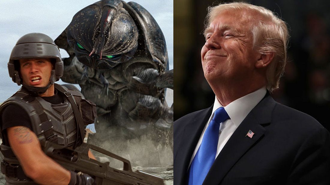 Donald Trump will eine Weltraum-Polizei einführen Donald Trump will eine Weltraum-Polizei einführen