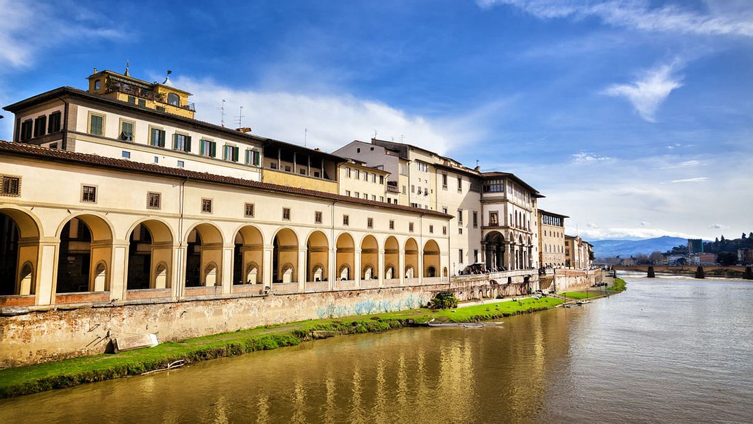 Die Uffizien in Florenz. Die Uffizien in Florenz.