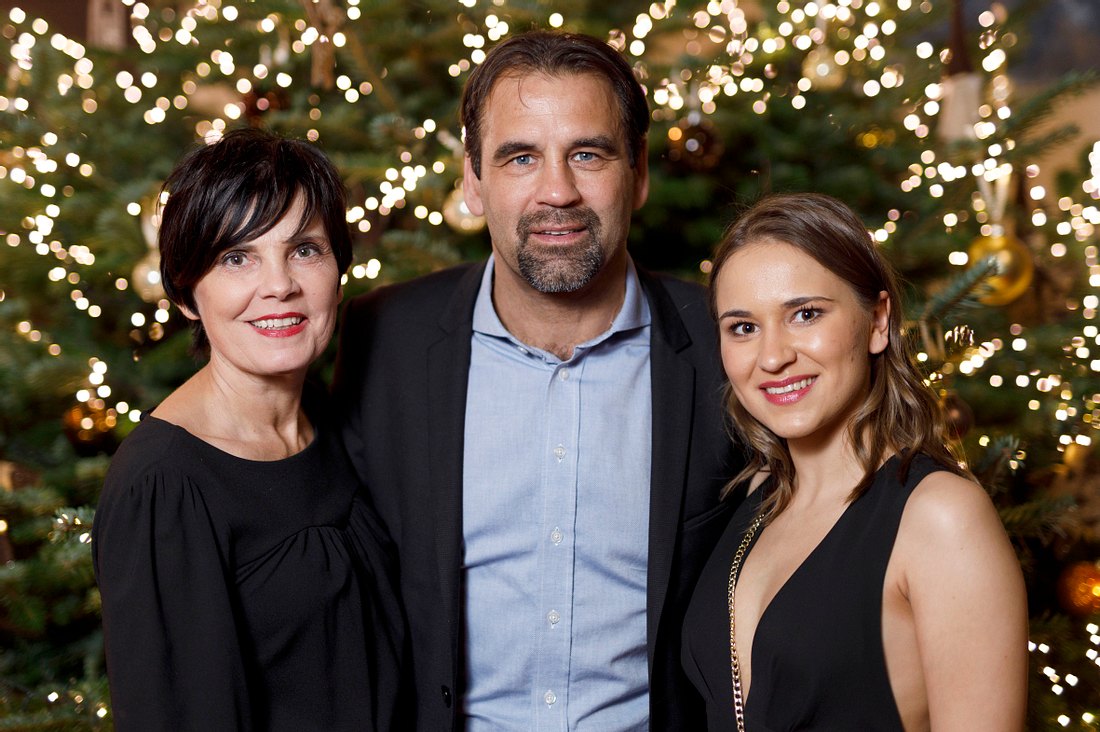 Ulf Kirsten 2019 Ulf Kirsten 2019, mit Frau und Tochter
