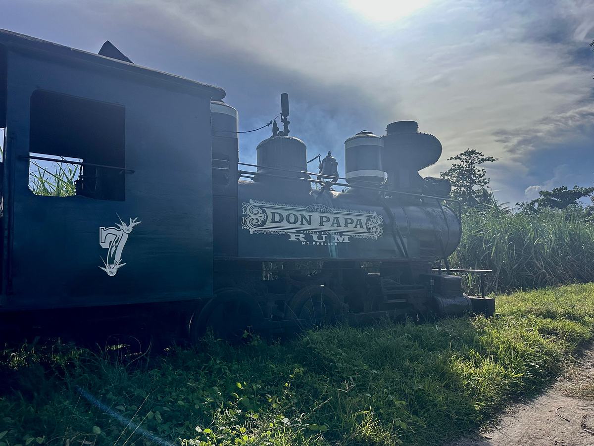 Don Papa Lokomotive auf Negros