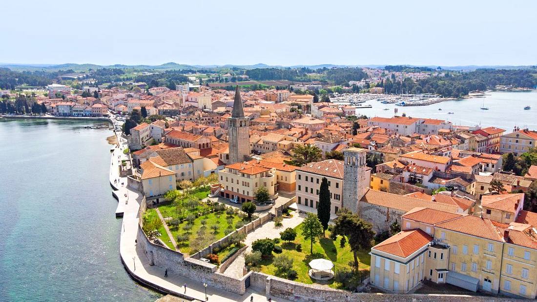 Die Altstadt im kroatischen Porec, Istrien. Urlaub mit Baby: Das sind die 10 besten Reiseziele