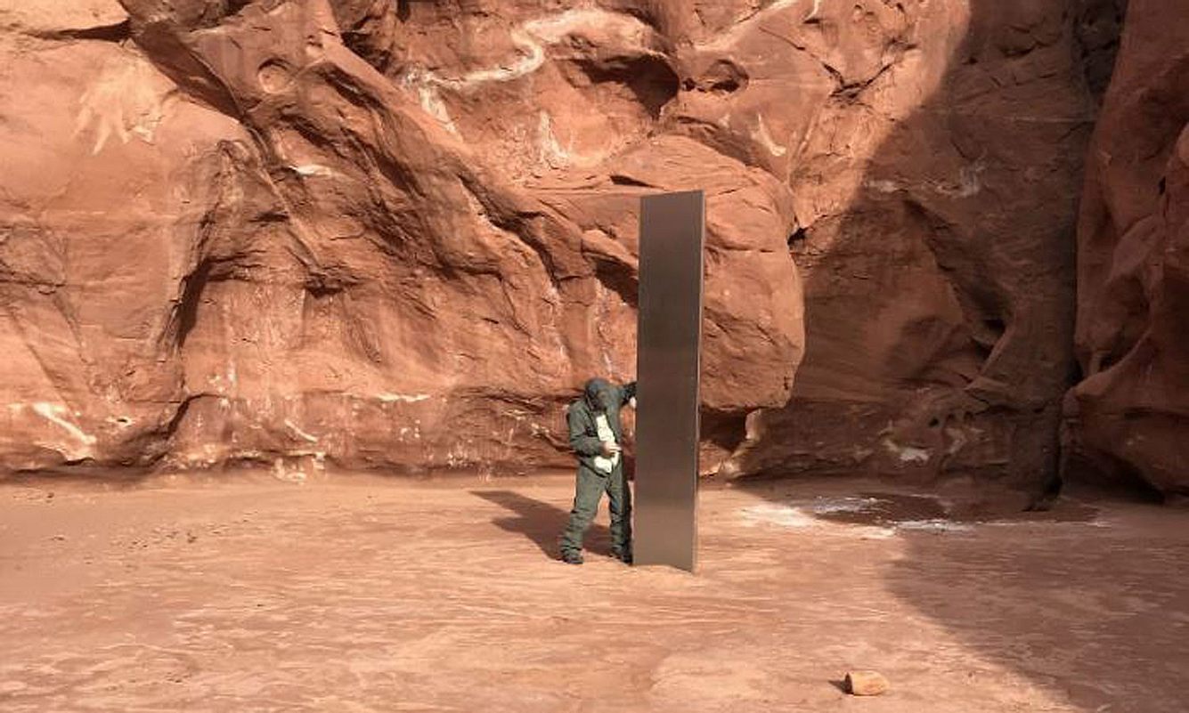 Monolith in der Wüste von Utah