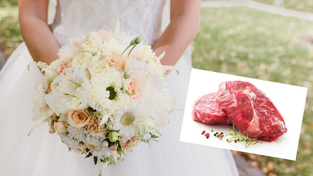 Veganer-Braut lädt Fleischfresser aus (Symbolfoto).