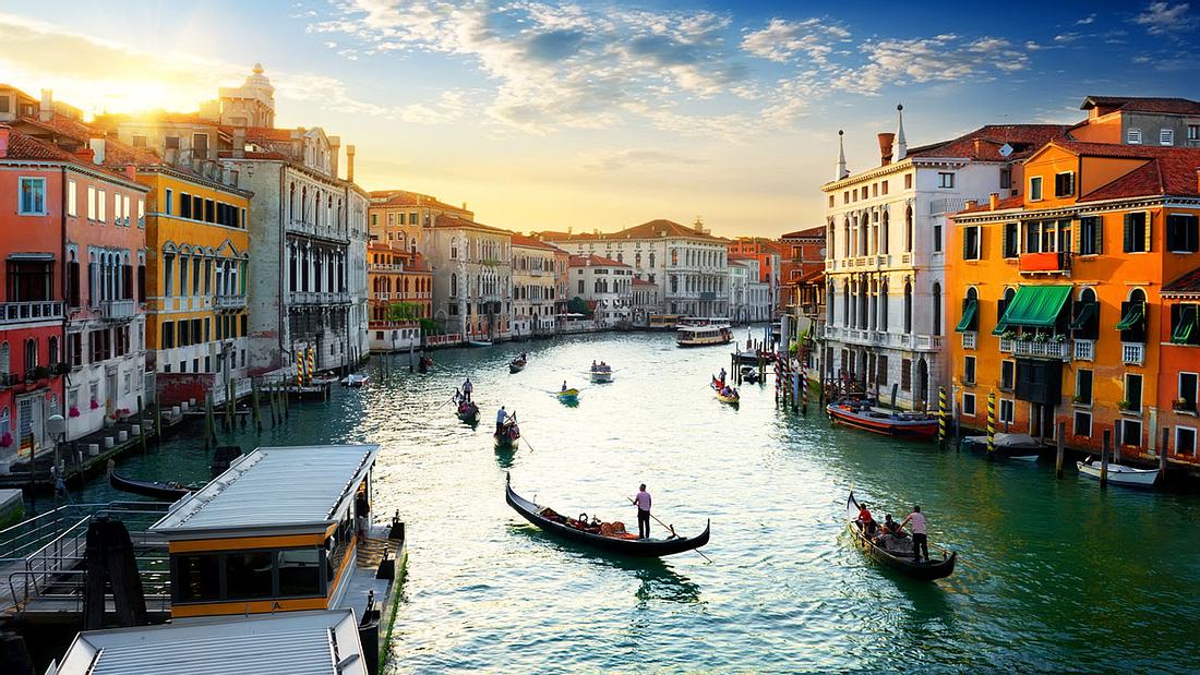 Sehenswürdigkeiten von Venedig.