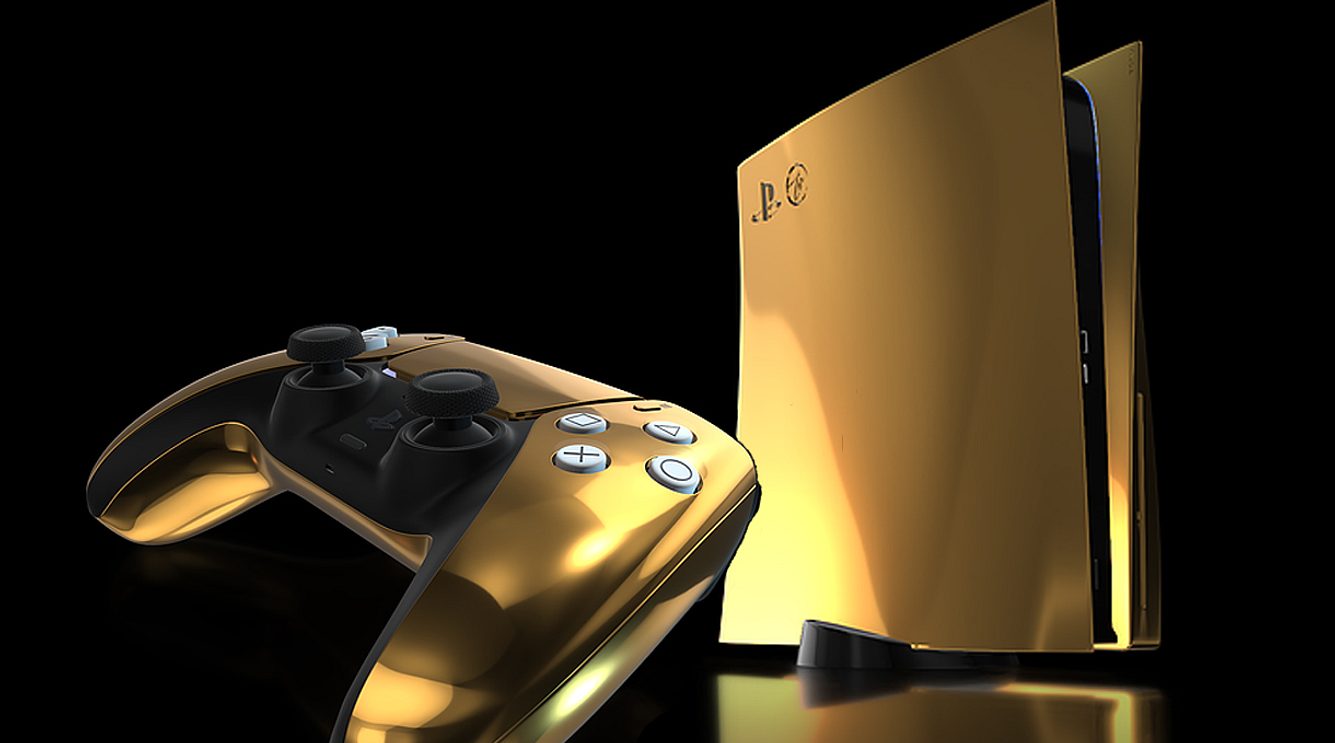 Vergoldete PlayStation 5