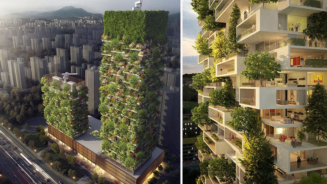 Architekt Stefano Boeri bringt grüne Architektur nach China