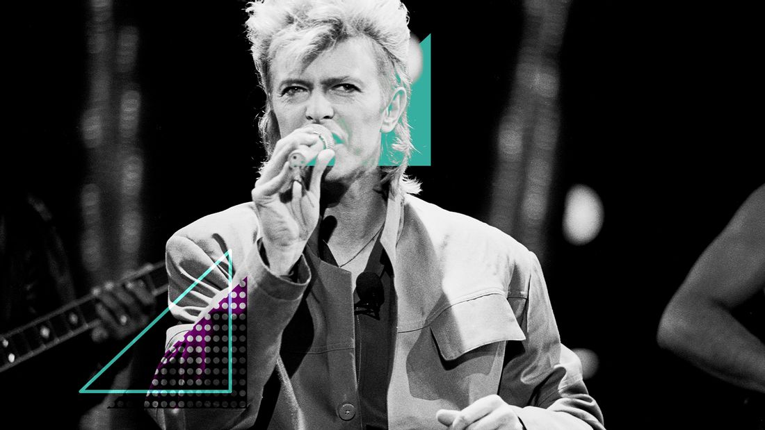 Vokuhila Männer Frisur David Bowie