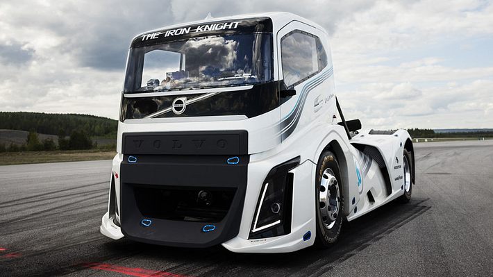 Volvos The Iron Knight gilt als der schnellste LKW der Welt - Foto: Volvo Trucks