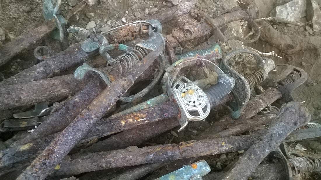 In Deutschland wird Schatz aus alten Waffen entdeckt