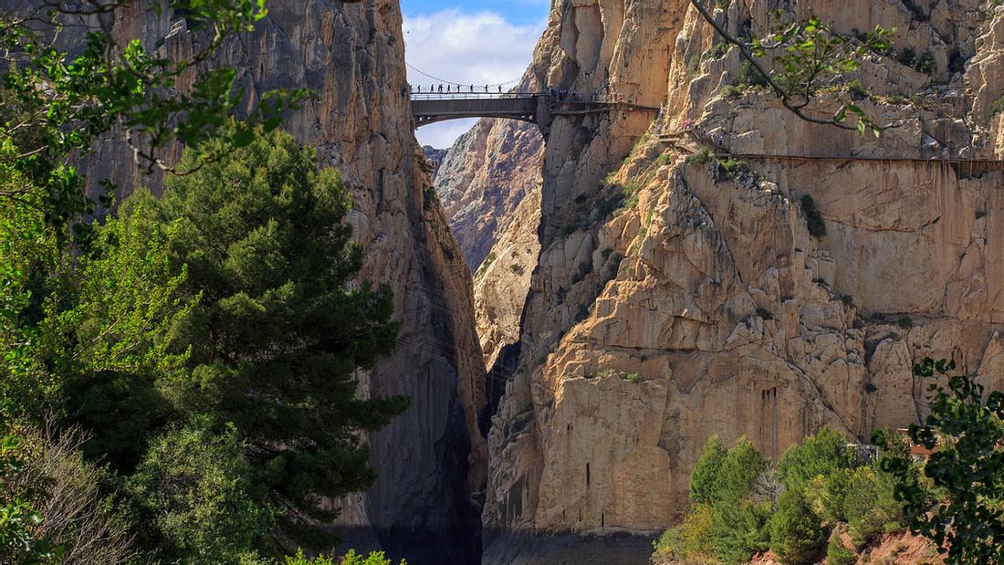Caminito del Rey in Spanien Caminito del Rey in Spanien