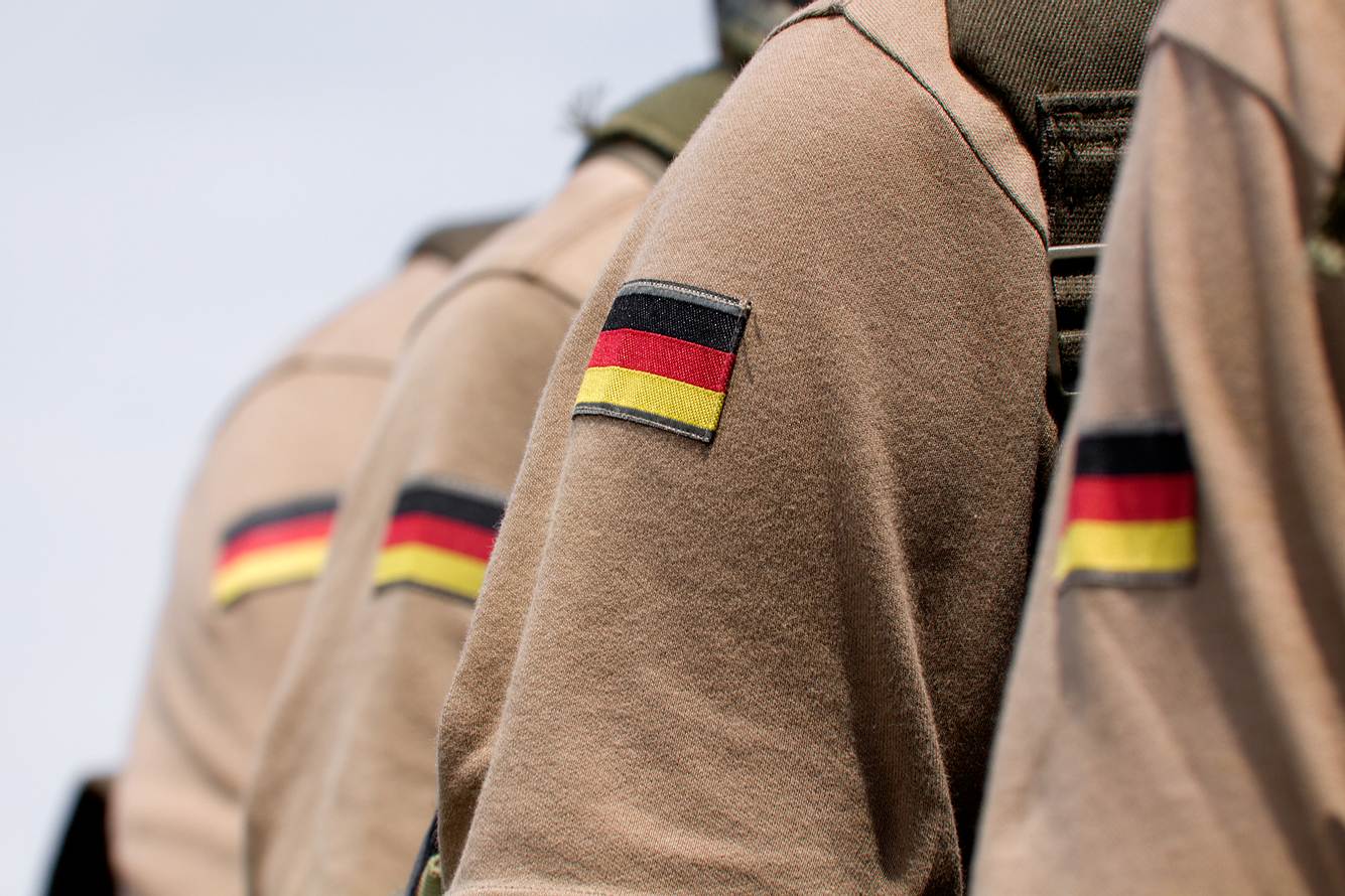 Ärmelabzeichen von Bundeswehr-Soldaten 