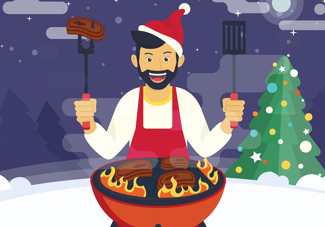 Weihnachtsgrillen Weihnachtsgrillen