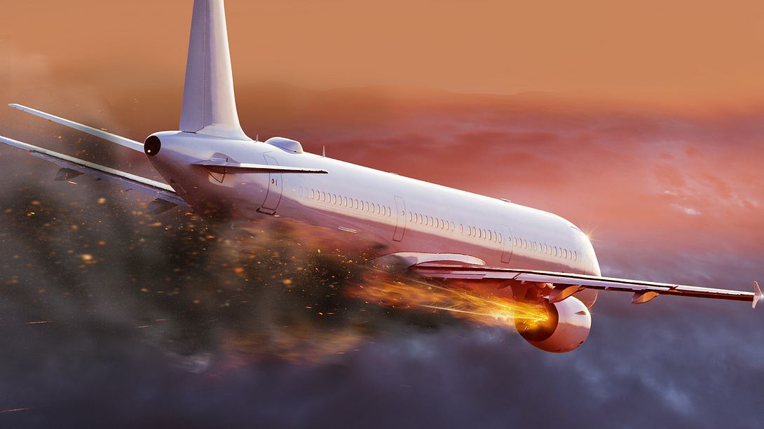 Flugzeug stürzt ab - Foto: iStock/Kesu01