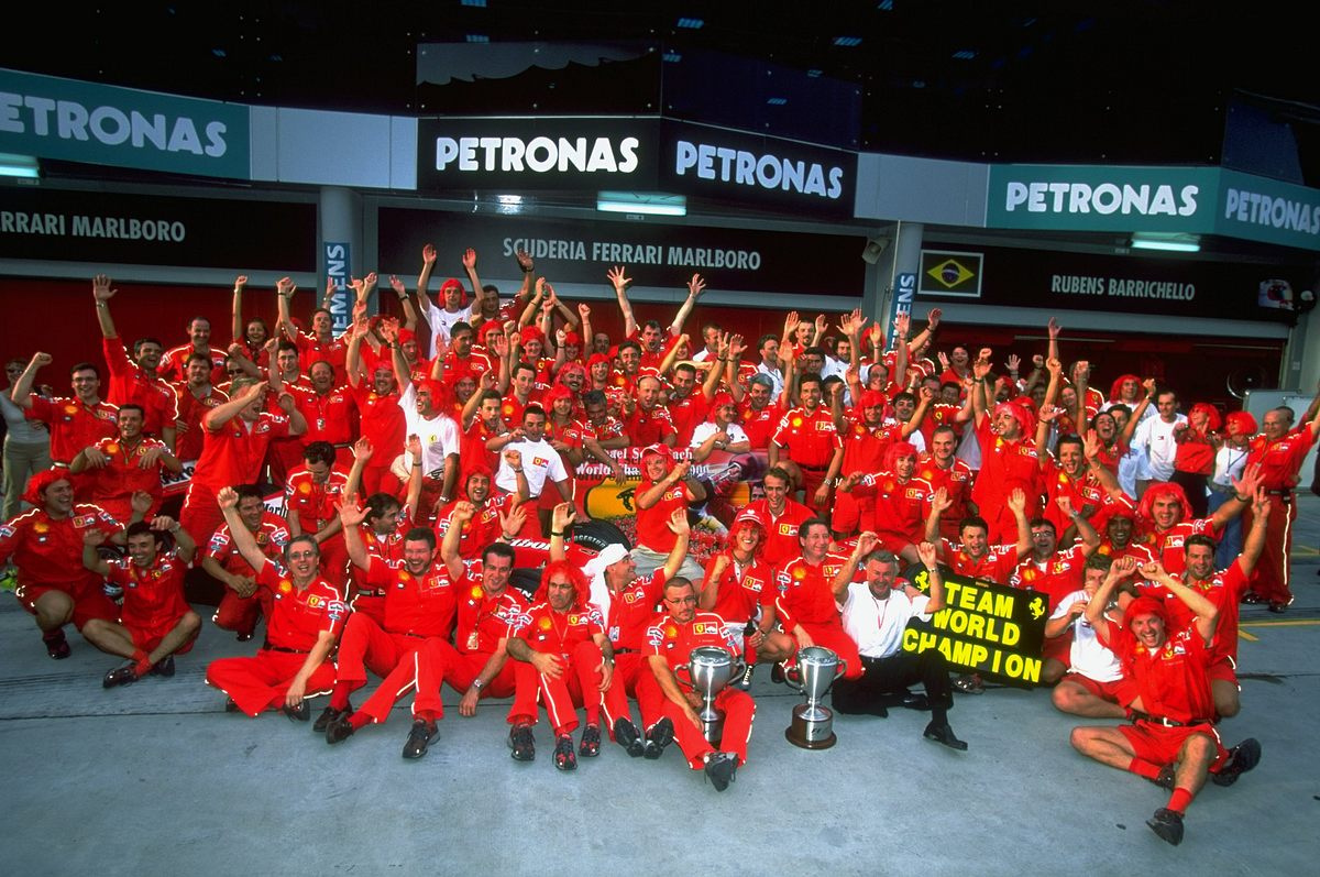 Weltmeister mit Ferrari