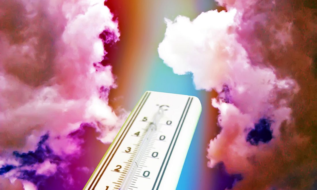 So wird das Wetter zu Pfingsten Thermometer und Wolken