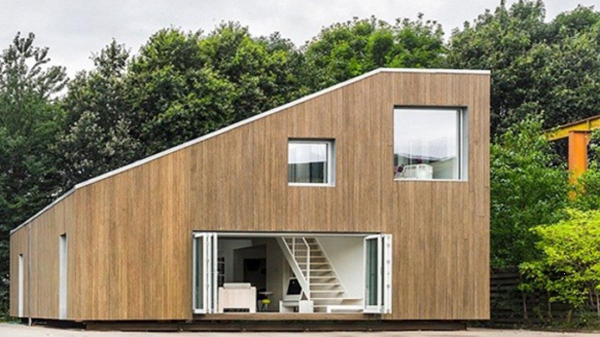 Upcycling: Das WFH House besteht aus Containern