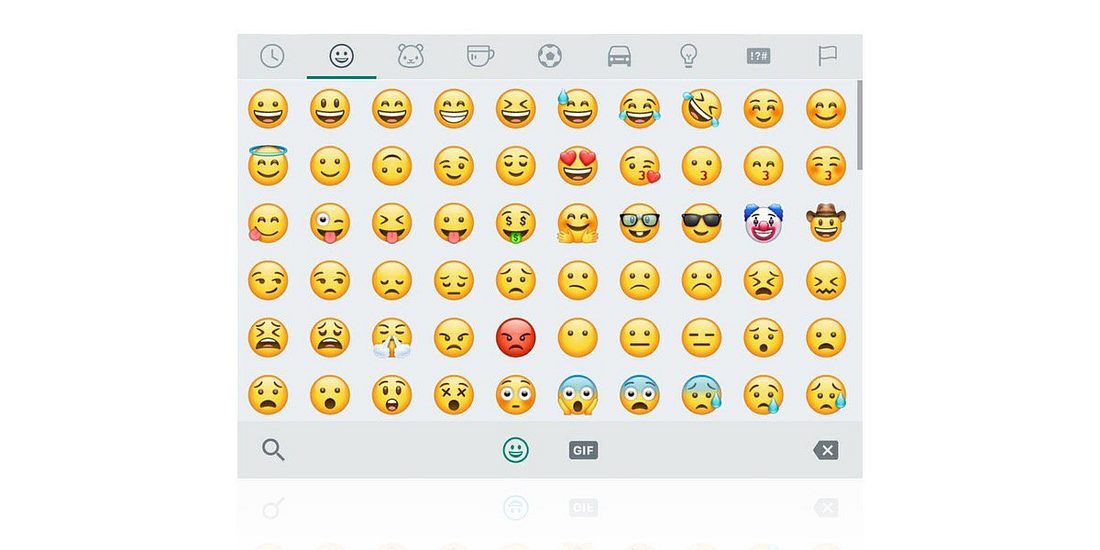 Die neuen Emojis sehen auf den ersten Blick identisch aus Die neuen Emojis von WhatsApp