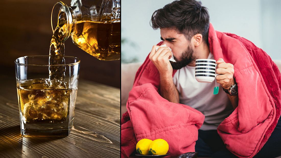 Whiskey soll gegen Erkältung helfen Whiskey soll gegen Erkältung helfen