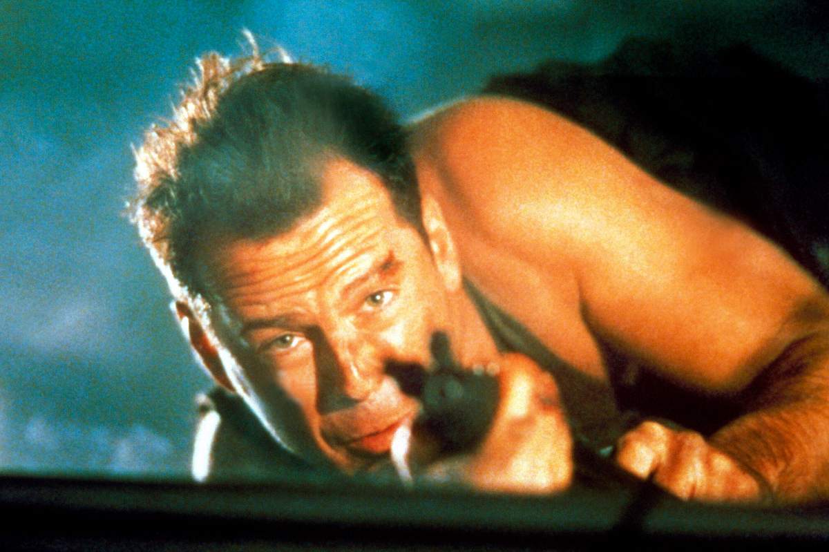 Bruce Willis in Die Hard