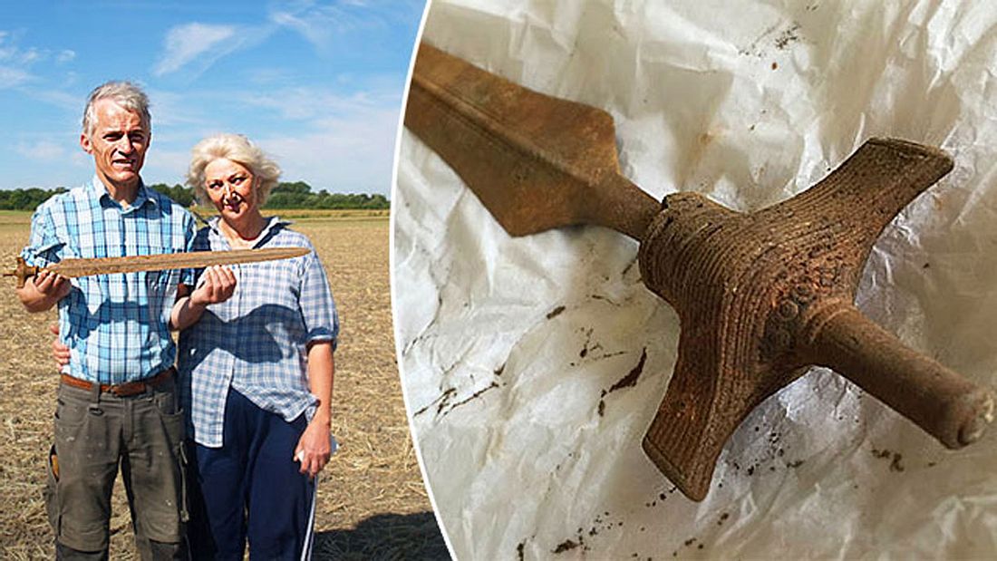 Immer noch scharf: 3.000 Jahre altes Wikingerschwert in Dänemark entdeckt Immer noch scharf: 3.000 Jahre altes Wikingerschwert in Dänemark entdeckt