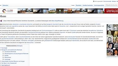 Wikipedia erhält neuen Look - Foto: Screenshot Wikipedia