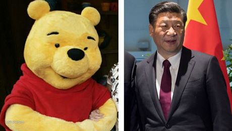 Wegen Ähnlichkeit mit Präsident Xi Jinping: Winnie Pho wurde in sozialen Netzwerken in China zensiert - Foto: twitter/francetvinfo