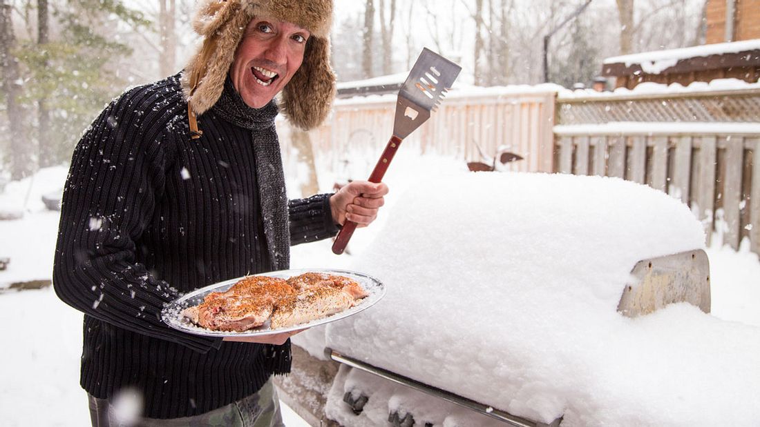Wintergrillen liegt voll im Trend. Wintergrillen liegt voll im Trend.