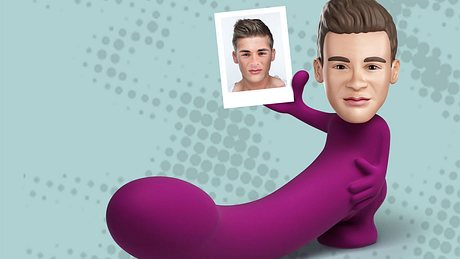 Ein Dildo mit deinem Gesicht individualisiert  - Foto: Wobbling Willy