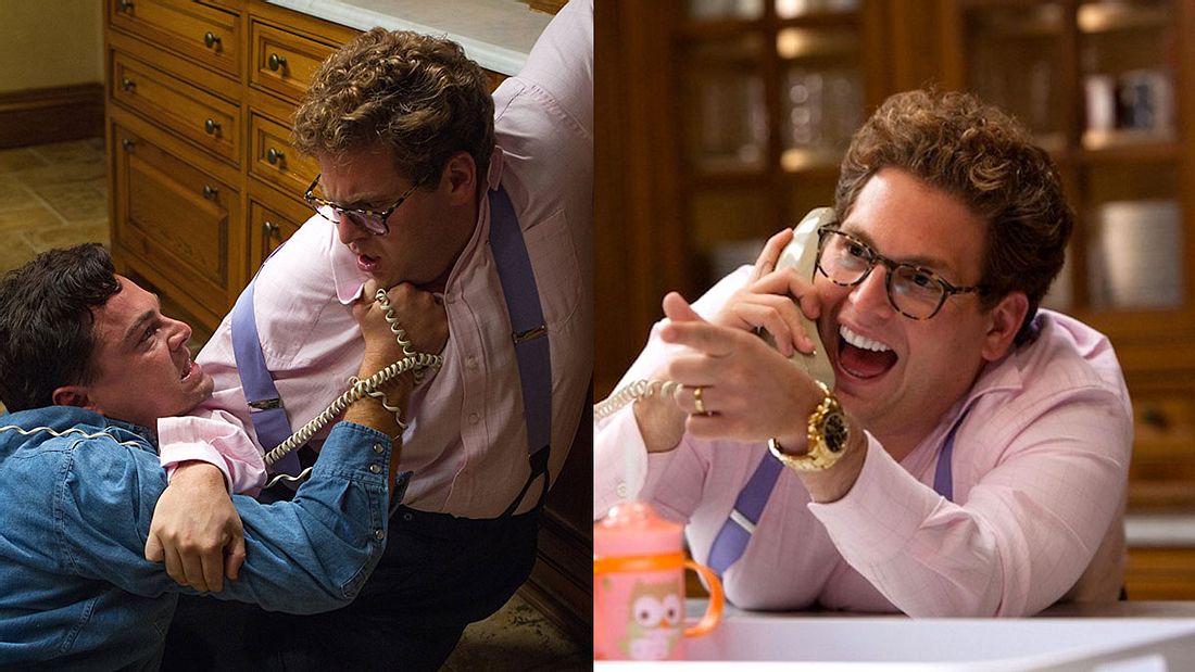 Jonah Hill und Leonardo DiCaprio Jonah Hill und Leonardo DiCaprio