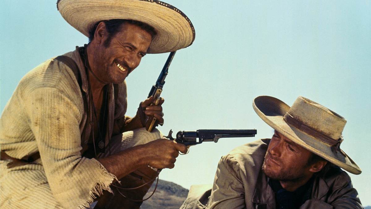 Eli Wallach und Clint Eastwood in Zwei glorreiche Halunken